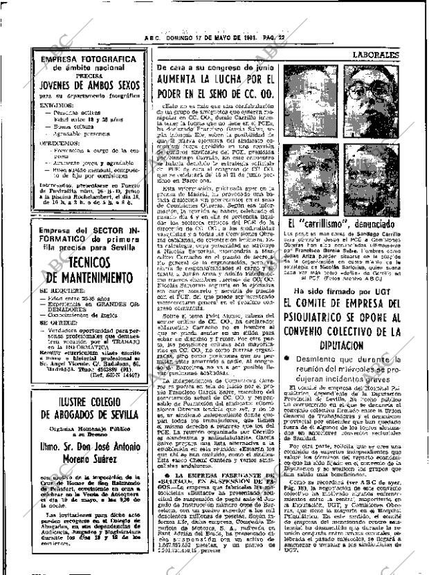 ABC SEVILLA 17-05-1981 página 38