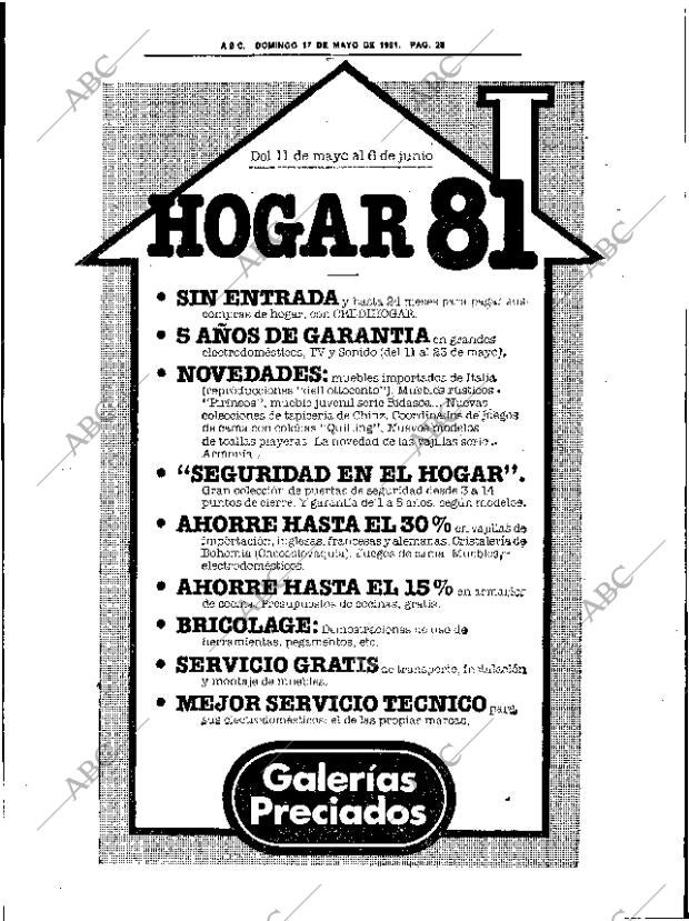 ABC SEVILLA 17-05-1981 página 39