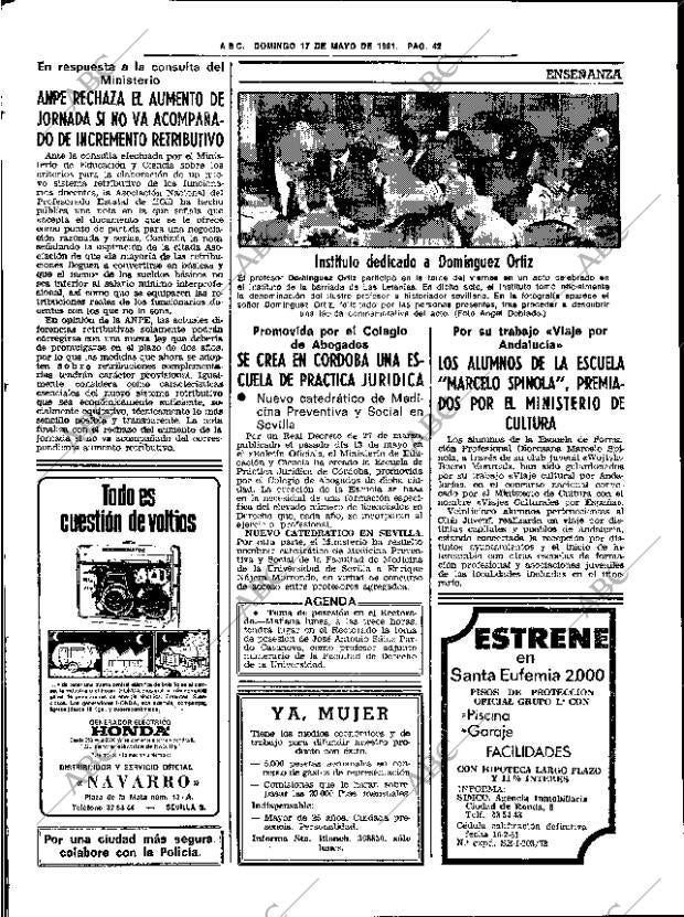 ABC SEVILLA 17-05-1981 página 58