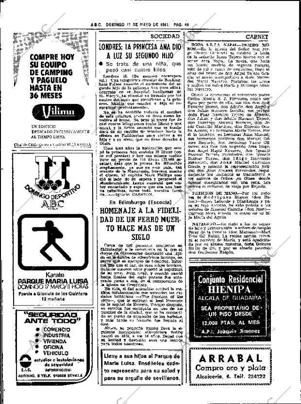 ABC SEVILLA 17-05-1981 página 60