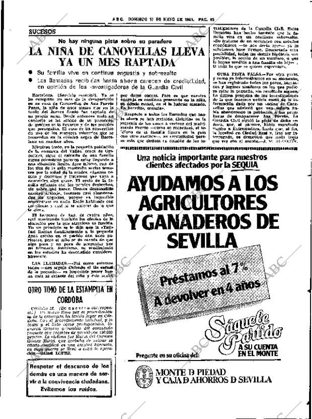 ABC SEVILLA 17-05-1981 página 61