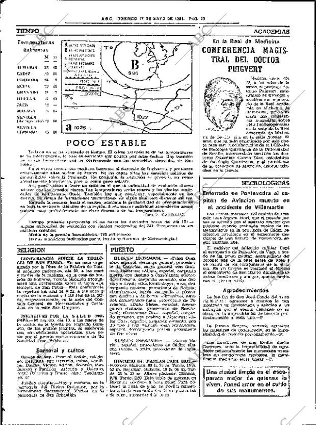 ABC SEVILLA 17-05-1981 página 62