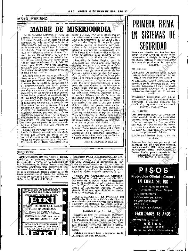 ABC SEVILLA 19-05-1981 página 71