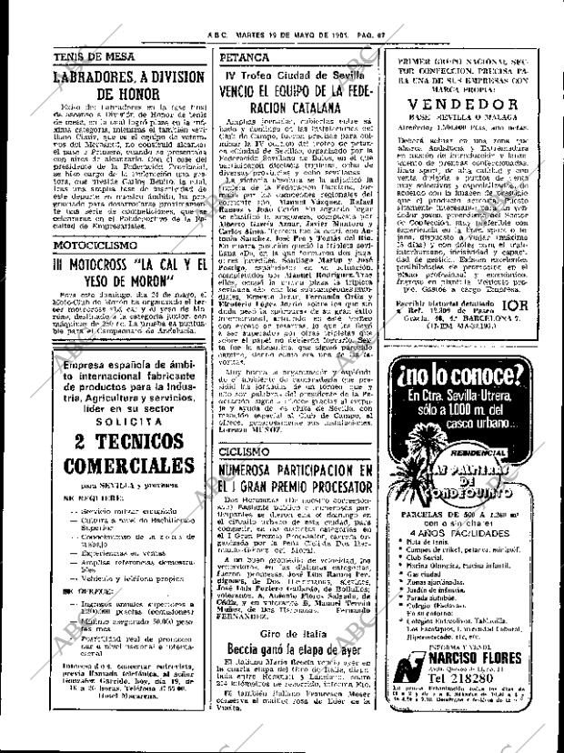 ABC SEVILLA 19-05-1981 página 95