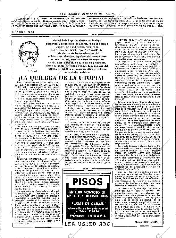 ABC SEVILLA 21-05-1981 página 14