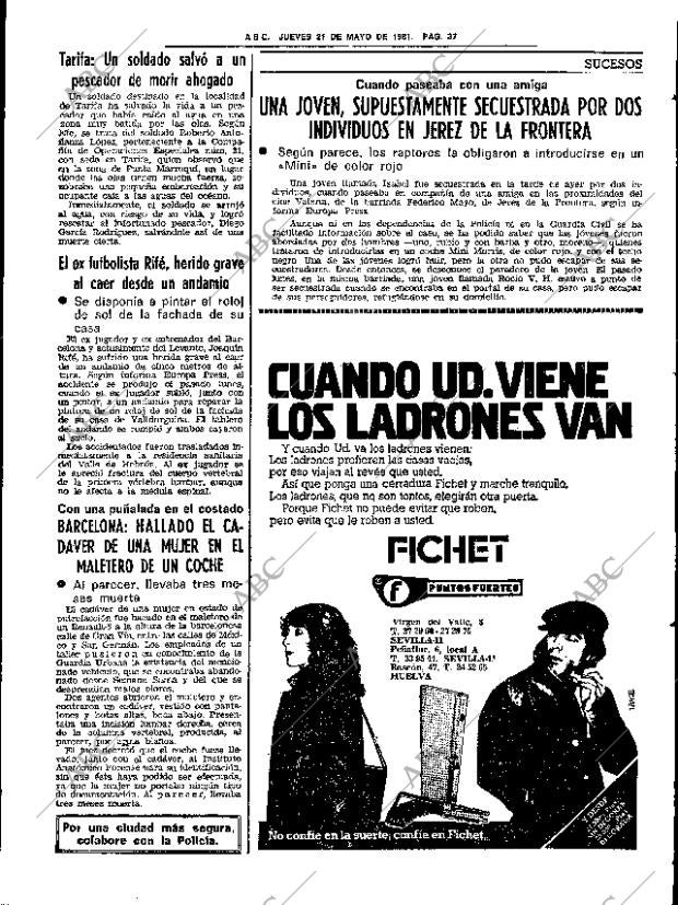 ABC SEVILLA 21-05-1981 página 47