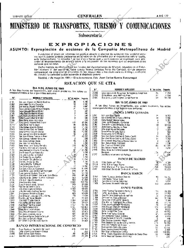 ABC MADRID 23-05-1981 página 103