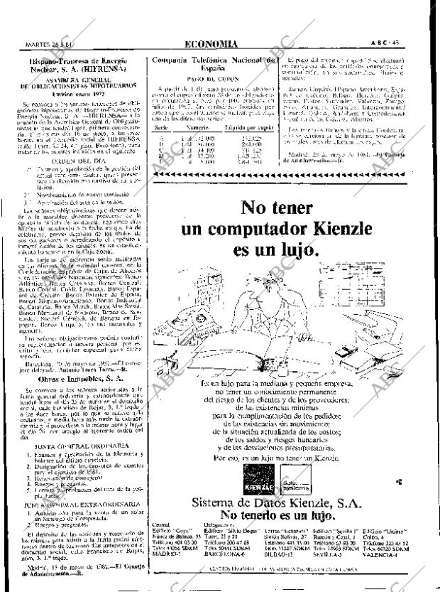 ABC MADRID 26-05-1981 página 61