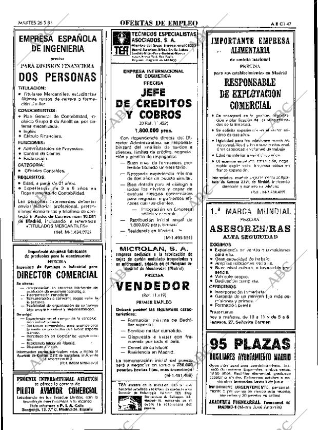 ABC MADRID 26-05-1981 página 63