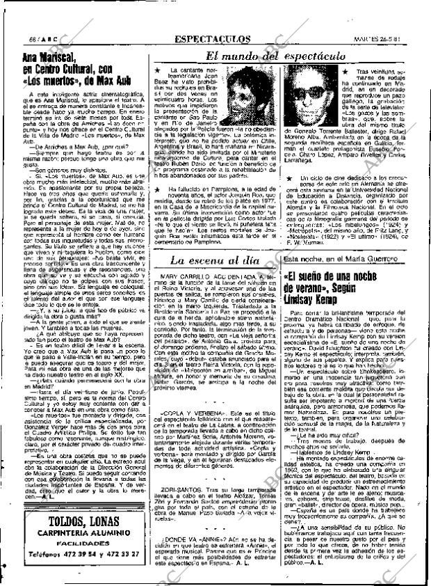 ABC MADRID 26-05-1981 página 84