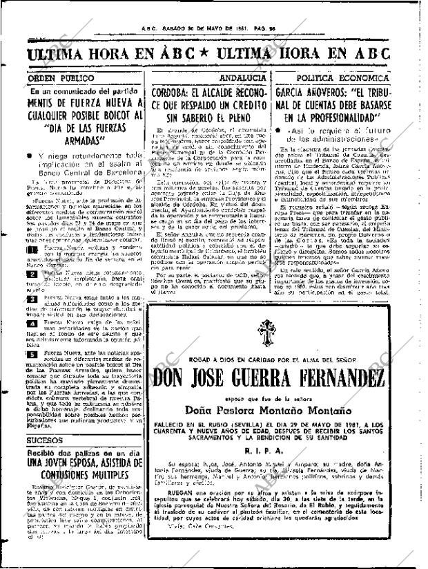 ABC SEVILLA 30-05-1981 página 72