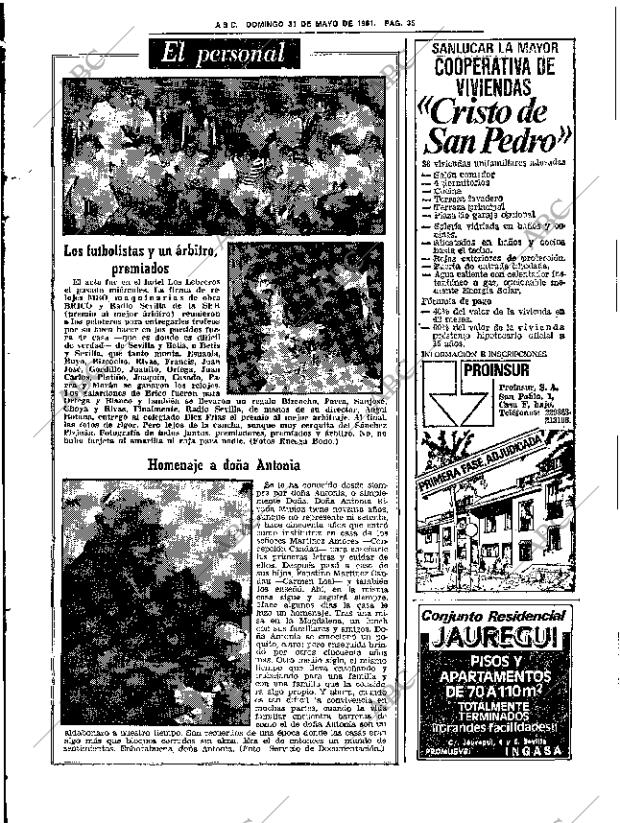 ABC SEVILLA 31-05-1981 página 51