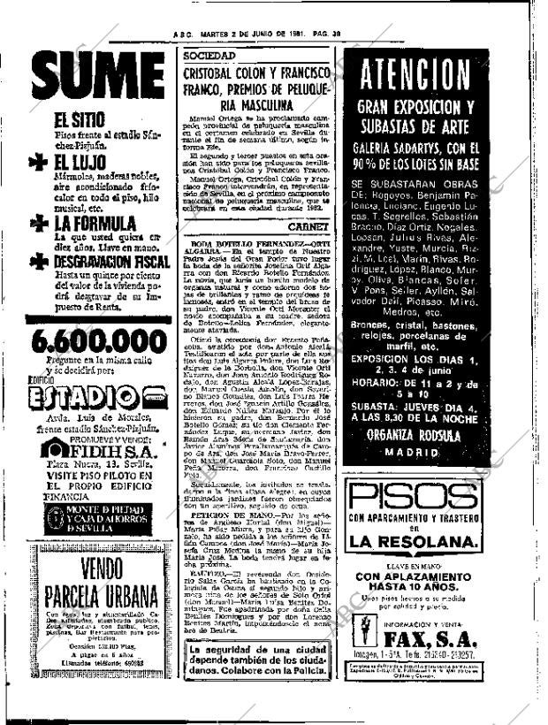 ABC SEVILLA 02-06-1981 página 62