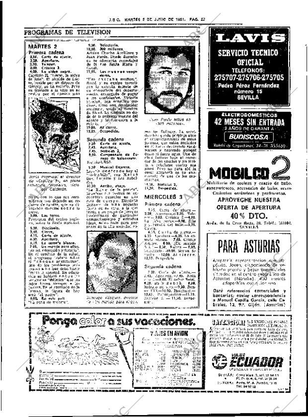 ABC SEVILLA 02-06-1981 página 81