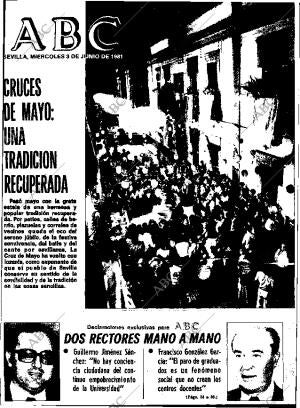 ABC SEVILLA 03-06-1981 página 1