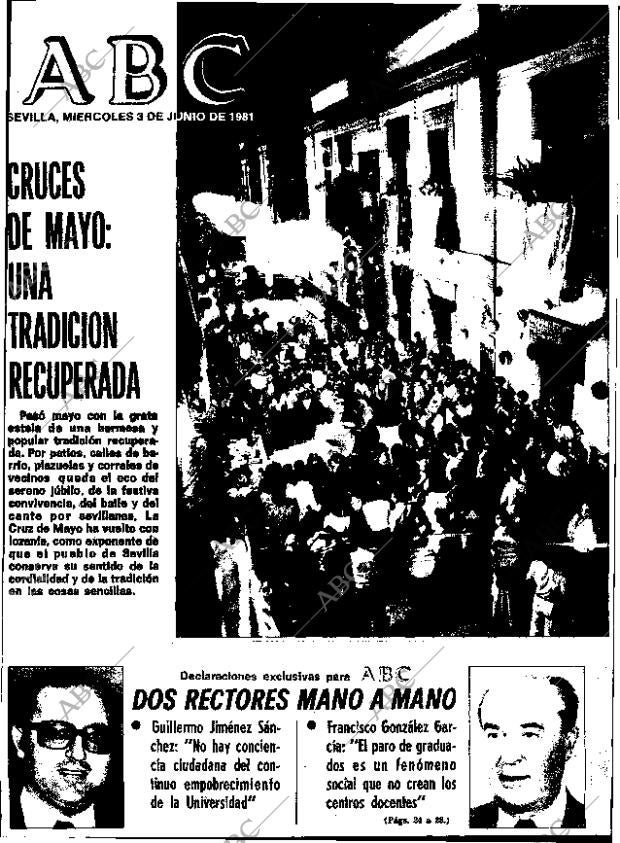 ABC SEVILLA 03-06-1981 página 1