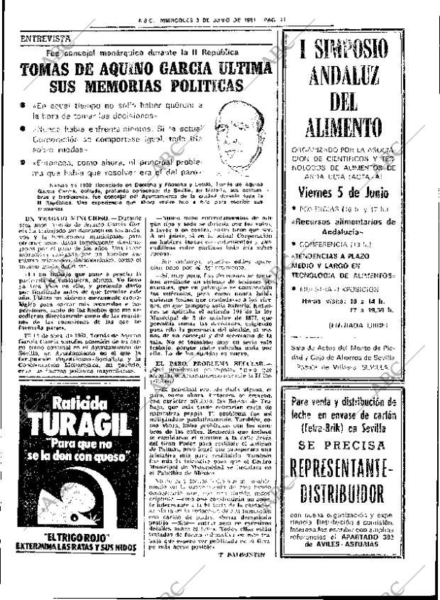 ABC SEVILLA 03-06-1981 página 33