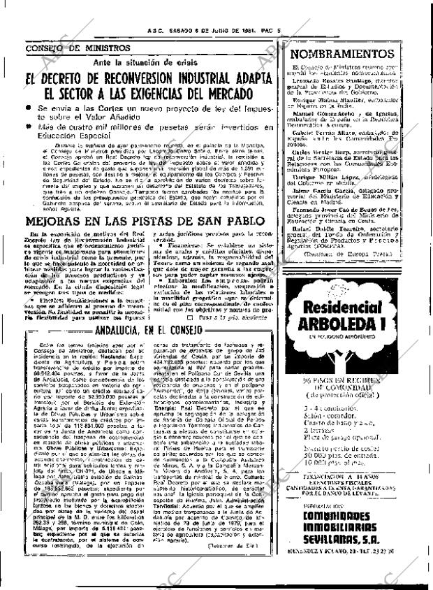 ABC SEVILLA 06-06-1981 página 21