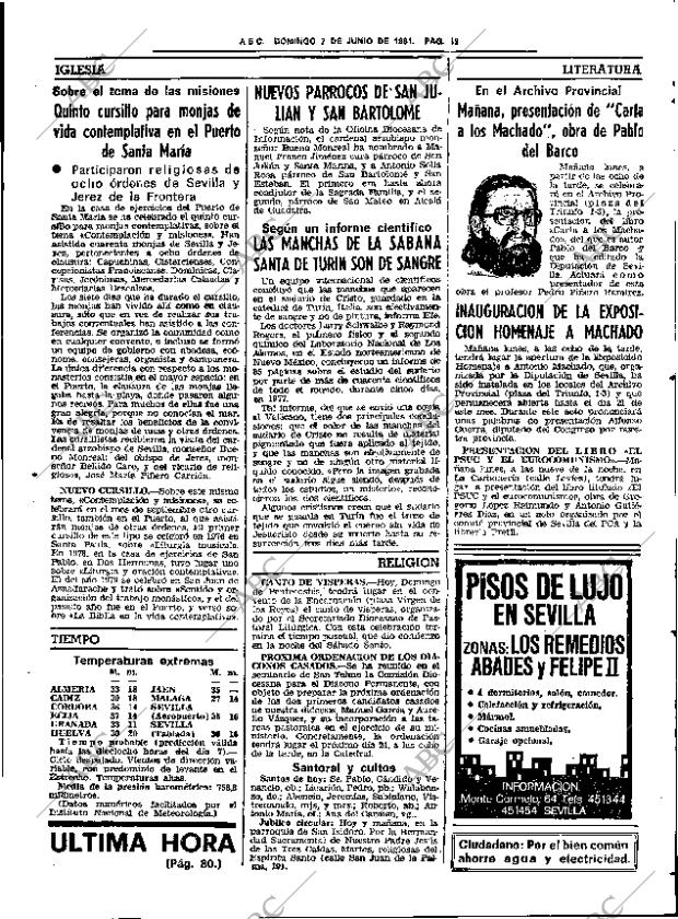 ABC SEVILLA 07-06-1981 página 65
