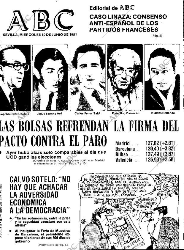 ABC SEVILLA 10-06-1981 página 1