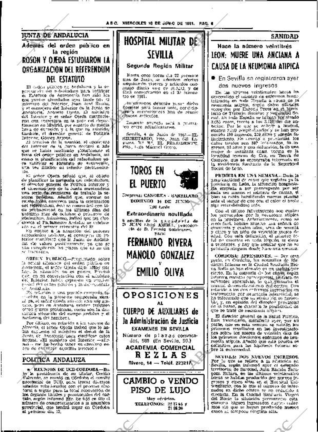 ABC SEVILLA 10-06-1981 página 24