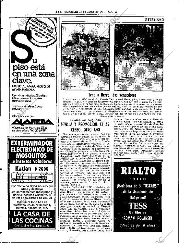 ABC SEVILLA 10-06-1981 página 52