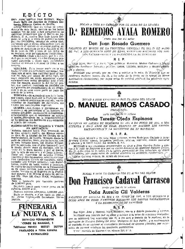 ABC SEVILLA 10-06-1981 página 69