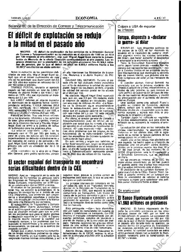 ABC MADRID 12-06-1981 página 57