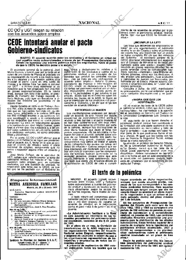 ABC MADRID 13-06-1981 página 19