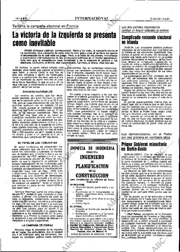 ABC MADRID 13-06-1981 página 22