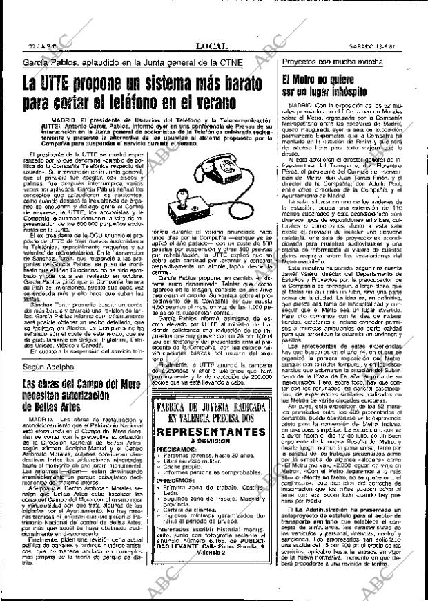 ABC MADRID 13-06-1981 página 30