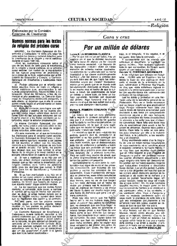 ABC MADRID 13-06-1981 página 43