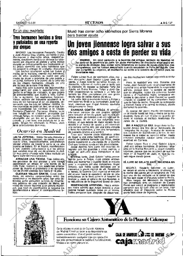 ABC MADRID 13-06-1981 página 45