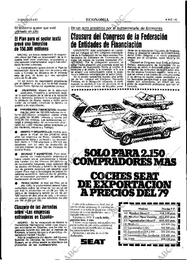 ABC MADRID 13-06-1981 página 63