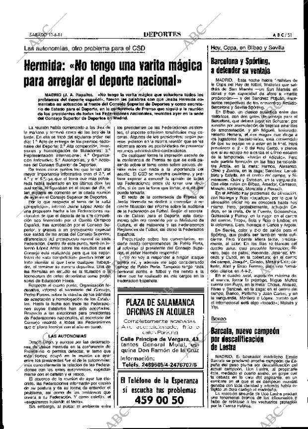 ABC MADRID 13-06-1981 página 71