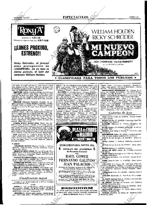 ABC MADRID 13-06-1981 página 81