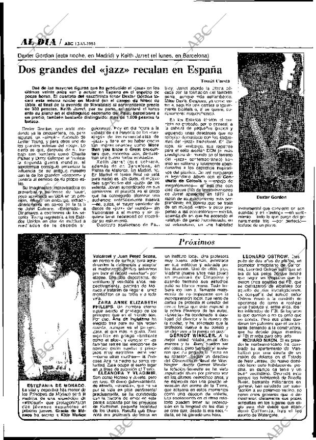 ABC MADRID 13-06-1981 página 96