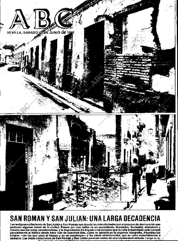 ABC SEVILLA 13-06-1981 página 1