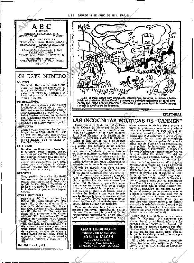 ABC SEVILLA 13-06-1981 página 18