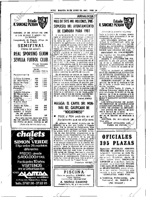 ABC SEVILLA 13-06-1981 página 30