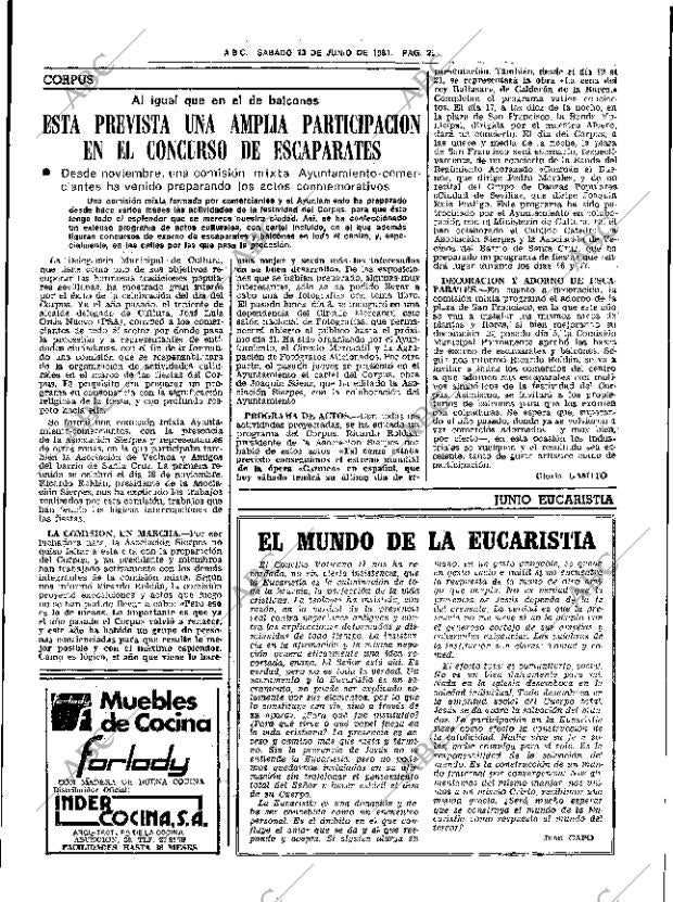 ABC SEVILLA 13-06-1981 página 39