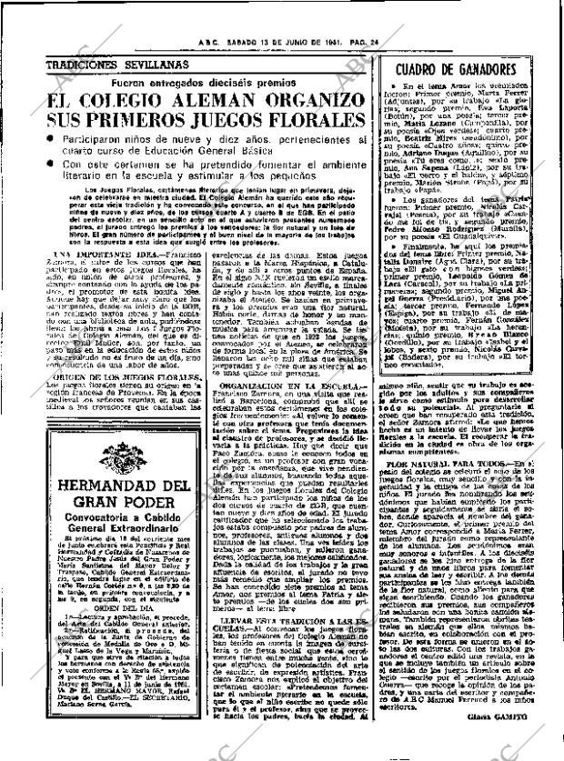 ABC SEVILLA 13-06-1981 página 40