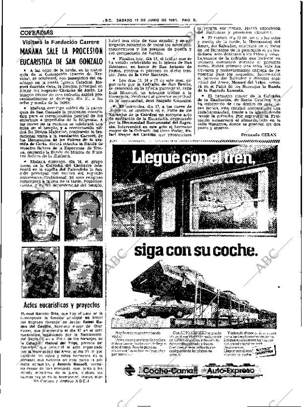 ABC SEVILLA 13-06-1981 página 41