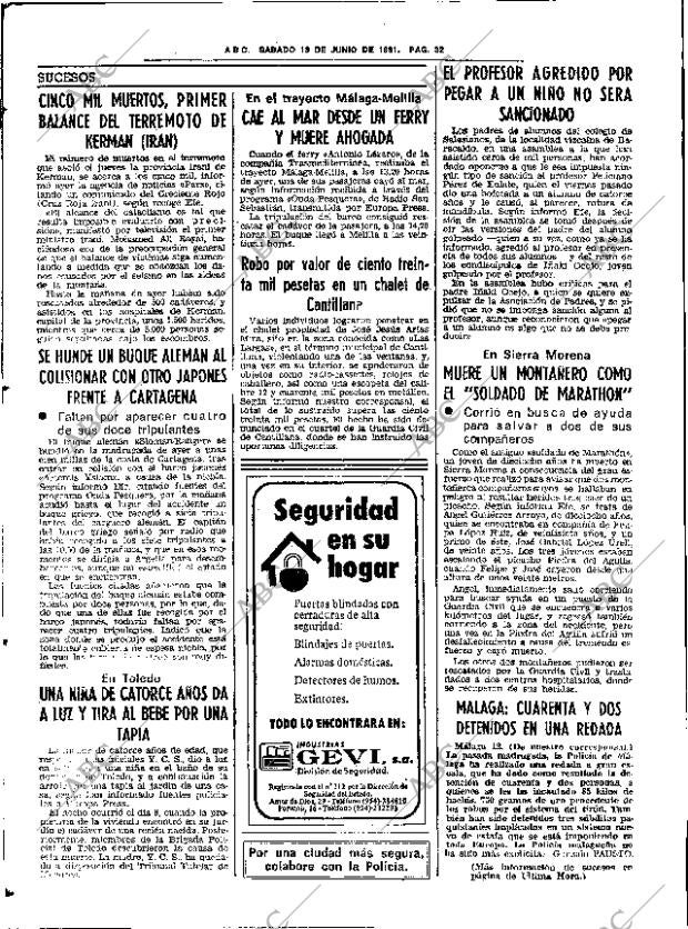 ABC SEVILLA 13-06-1981 página 48