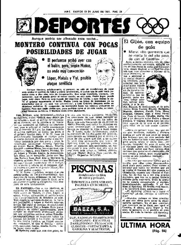 ABC SEVILLA 13-06-1981 página 51
