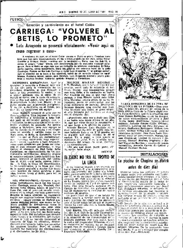 ABC SEVILLA 13-06-1981 página 52