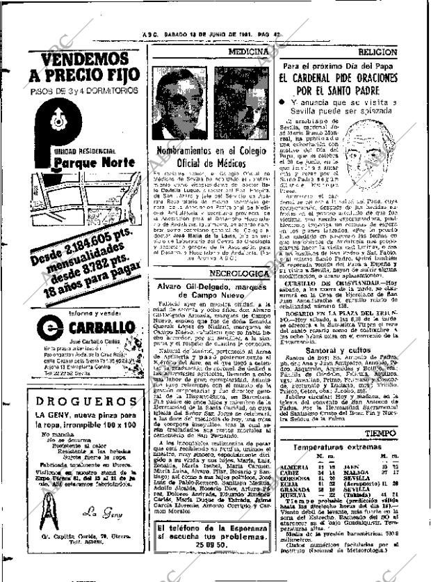 ABC SEVILLA 13-06-1981 página 58