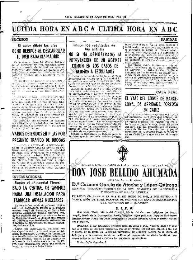 ABC SEVILLA 13-06-1981 página 72