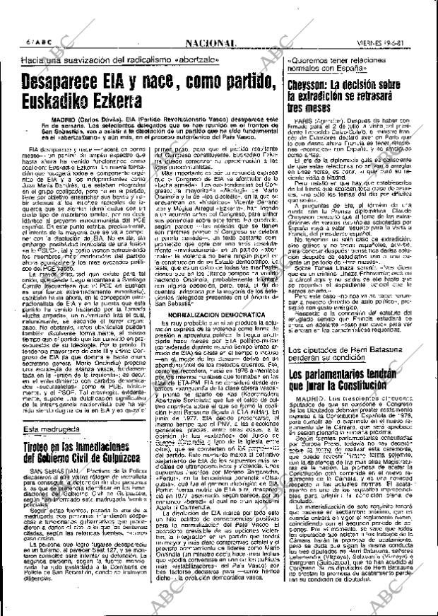 ABC MADRID 19-06-1981 página 14
