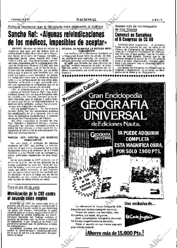 ABC MADRID 19-06-1981 página 17